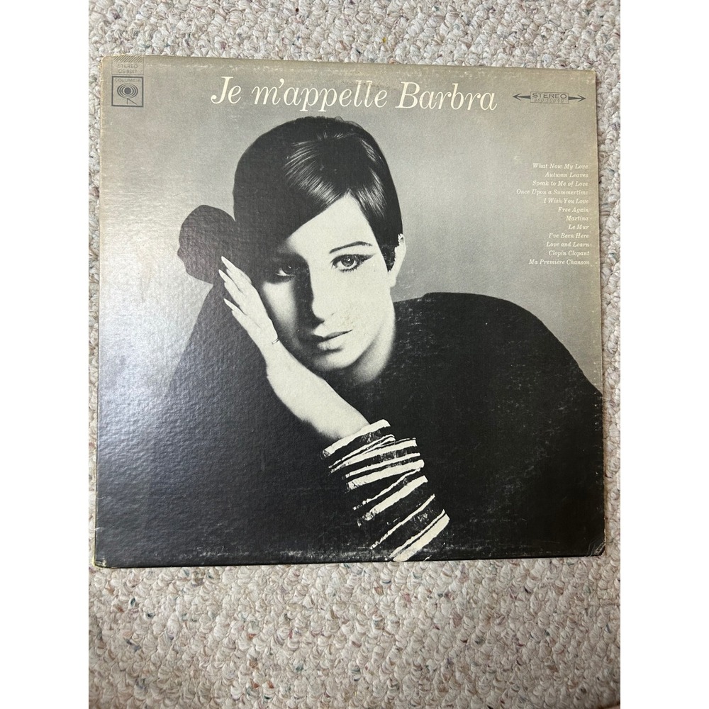 Je m'appelle Barbra - Barbra Streisand - Columbia‎ Records - LP Vinyl Record